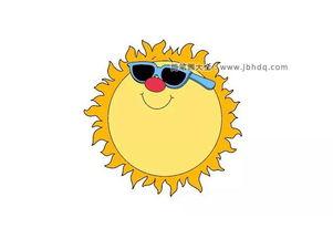 太阳简笔画视频,绘制温暖光芒的绘画教程